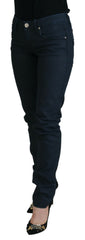 Acht Blue Cotton Skinny Low Waist Women Casual Denim Jeans -   -  Acht.