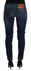 Acht Blue Cotton Low Waist Skinny Women Casual Jeans -   -  Acht.