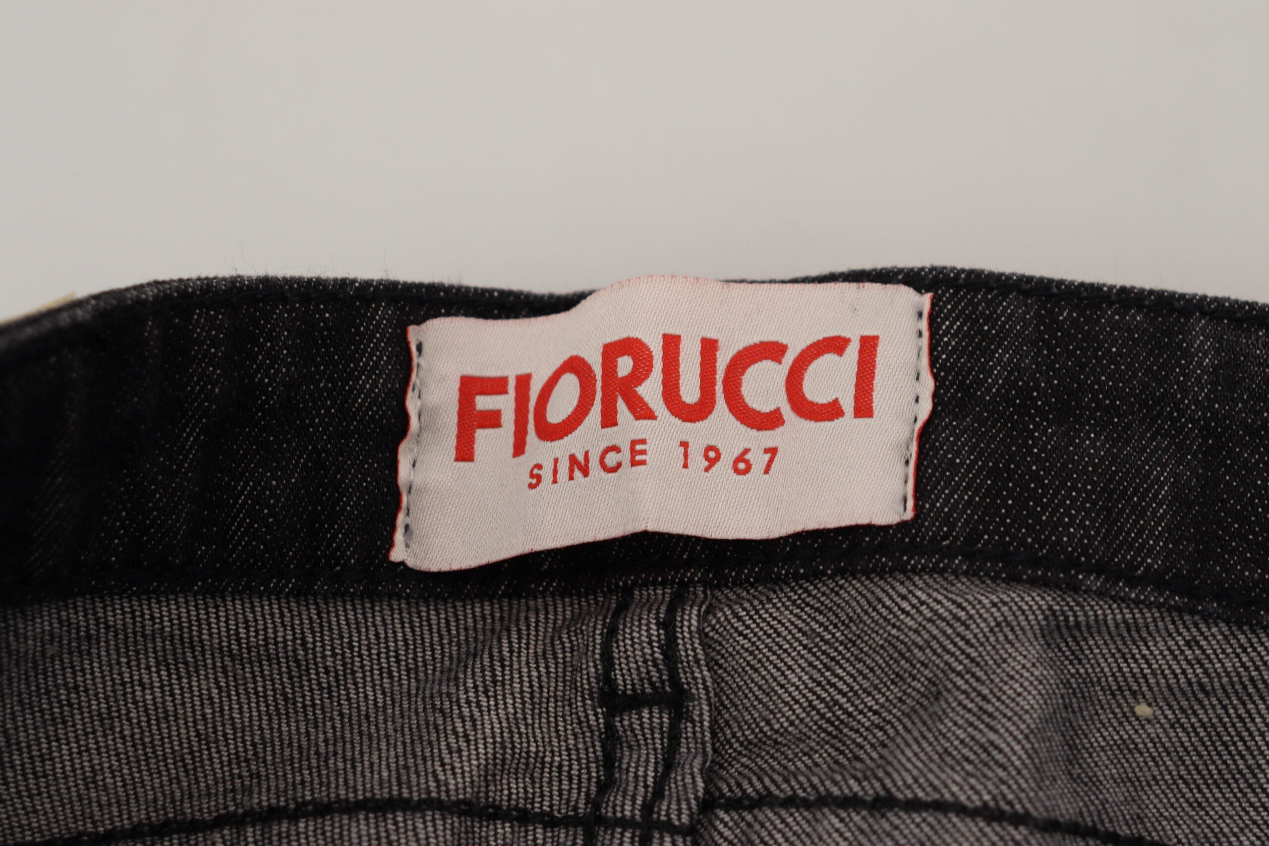 Fiorucci Black Cotton Low Waist Skinny Women Casual Jeans -   -  Fiorucci.