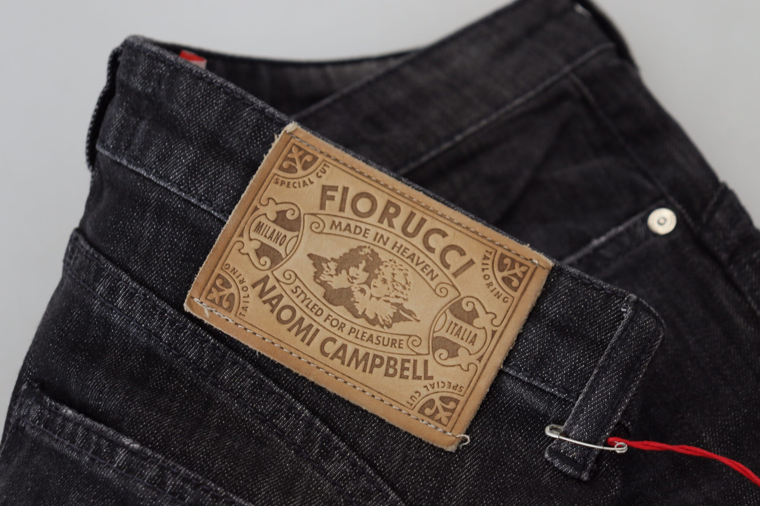 Fiorucci Black Cotton Low Waist Skinny Women Casual Jeans -   -  Fiorucci.