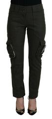 Ermanno Scervino Green Lace Up Leg Women Tapered Pants -   -  Ermanno Scervino.