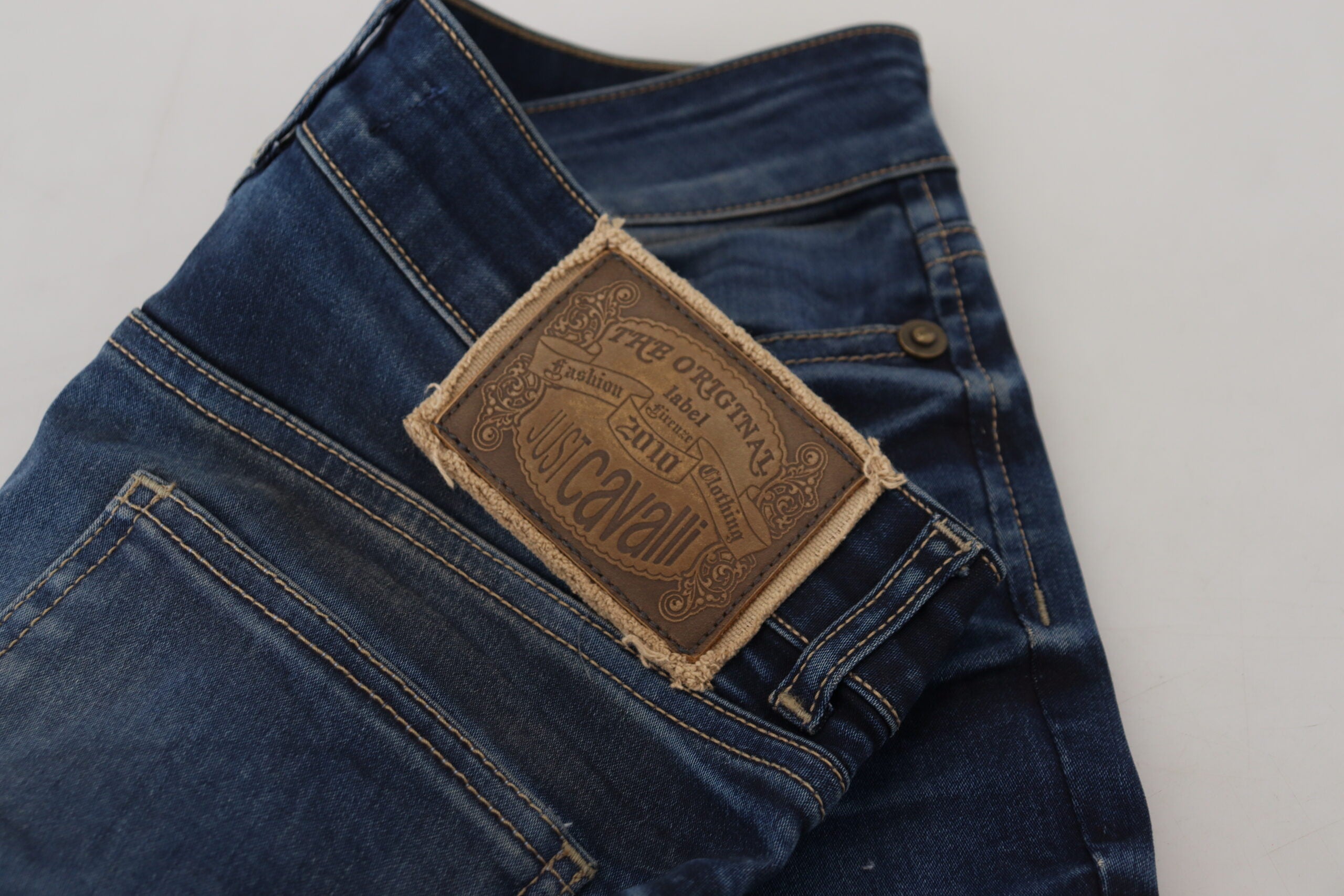 Just Cavalli Blue Cotton Women Casual Denim Jeans -   -  Just Cavalli.