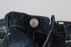 Acht Blue Cotton Slim Fit Women Casual Denim Jeans -   -  Acht.