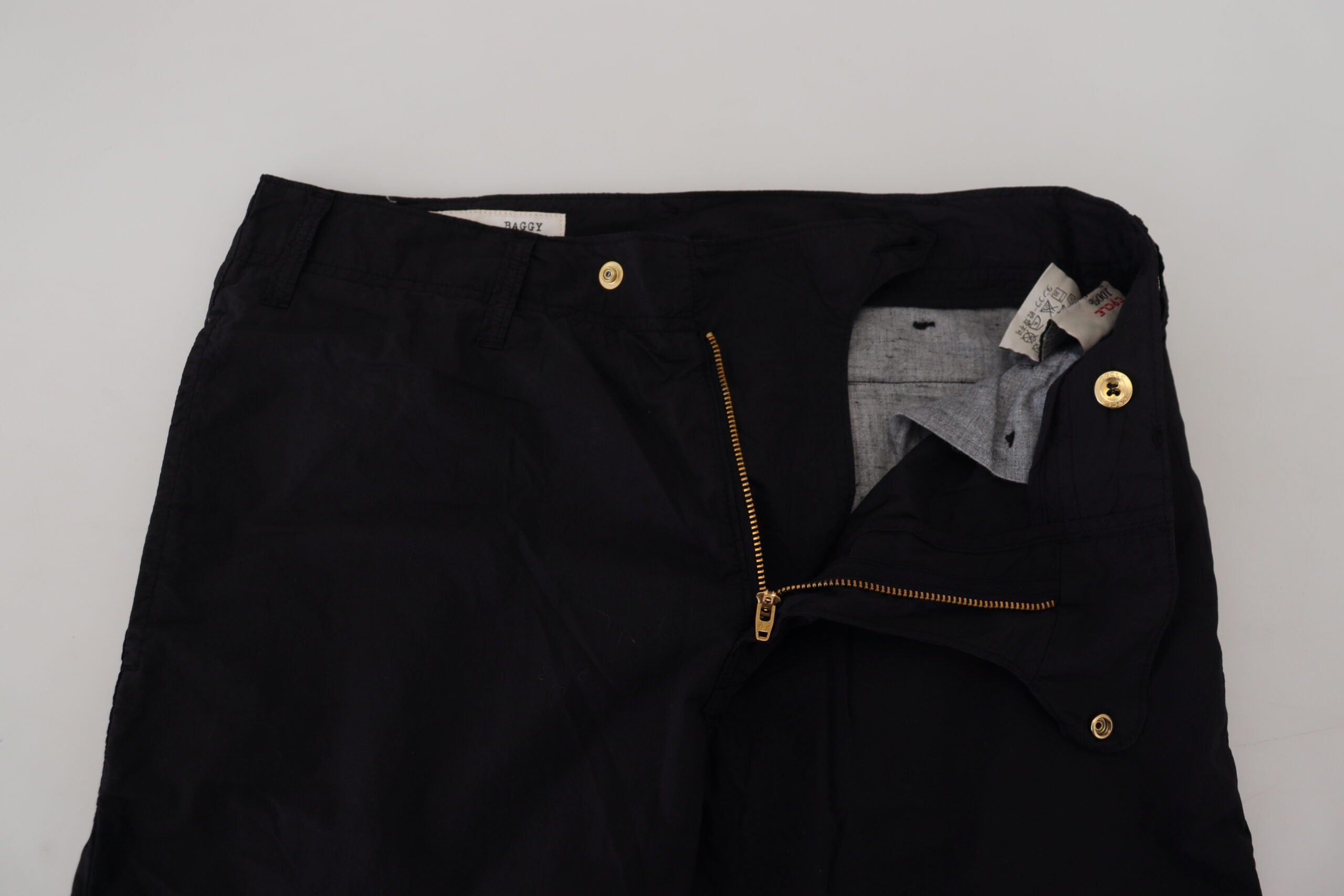 CYCLE Black Cotton Baggy High Waist Women Pants -   -  CYCLE.