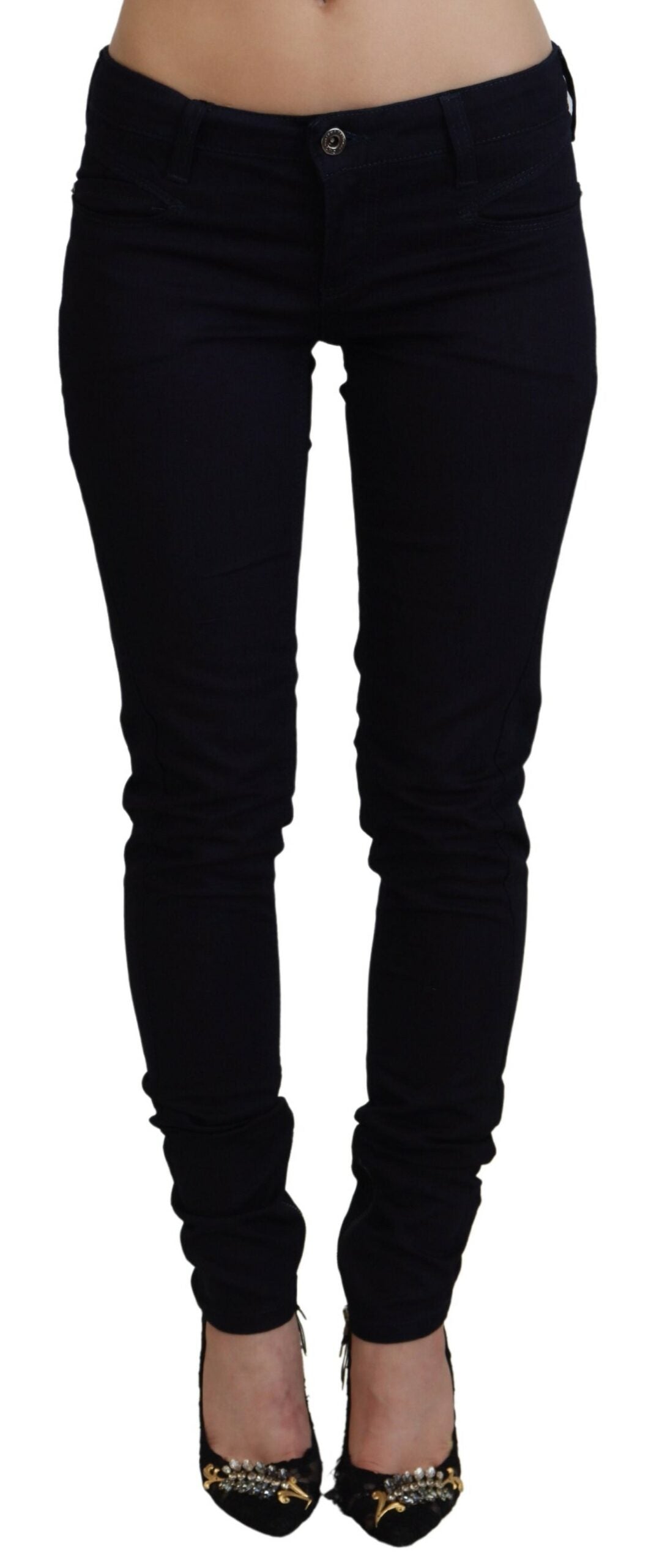 Costume National Black Low Waist Skinny Women Denim Jeans -   -  Costume National.