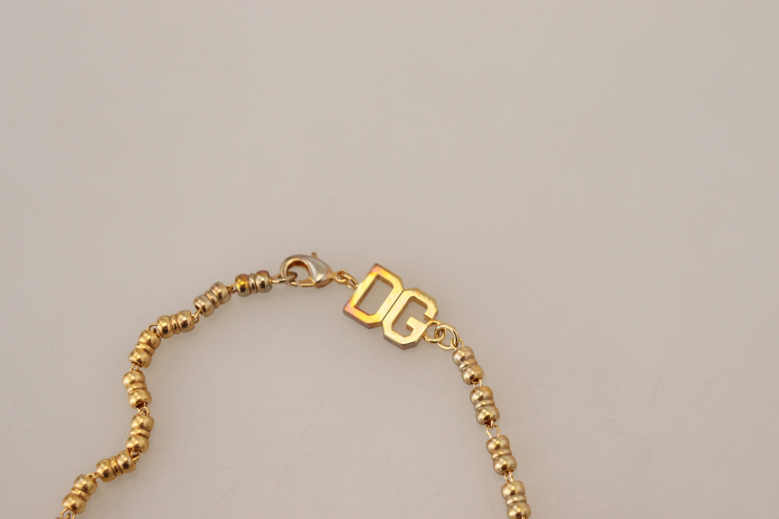 Dolce & Gabbana Gold Brass Chain SUPER PIG Pendant Logo Necklace -   -  Dolce & Gabbana.