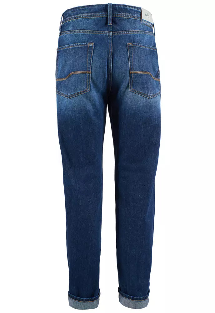 Yes Zee Blue Cotton Men's Jean -   -  Yes Zee.