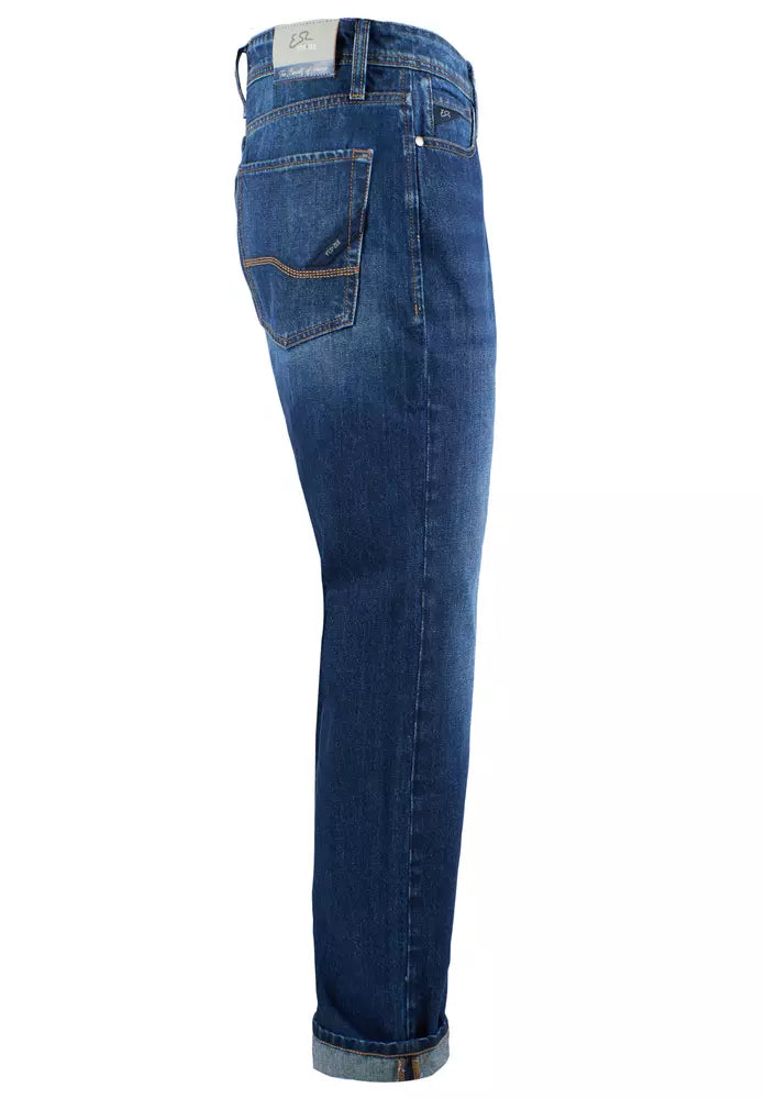 Yes Zee Blue Cotton Men's Jean -   -  Yes Zee.