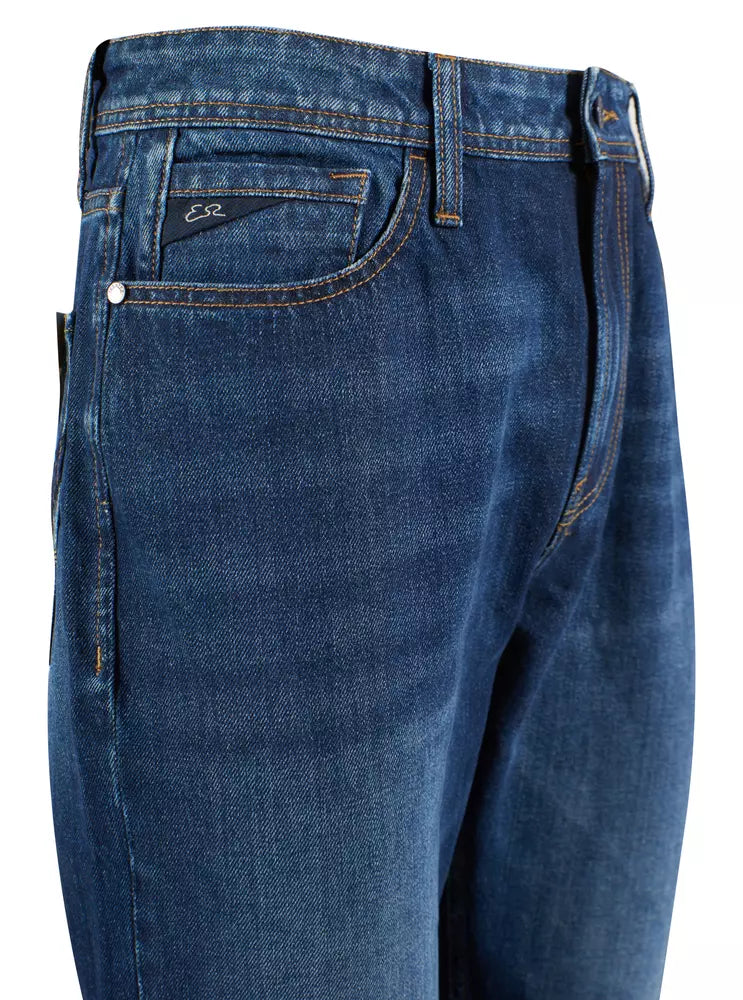 Yes Zee Blue Cotton Men's Jean -   -  Yes Zee.