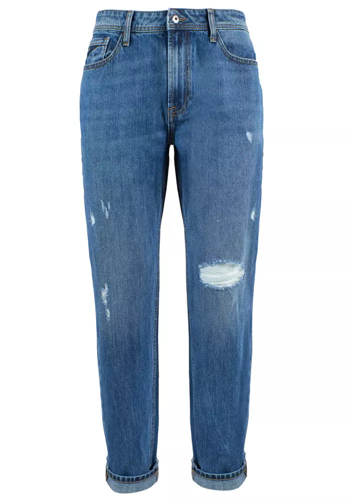 Yes Zee Blue Cotton Men's Jeans -   -  Yes Zee.