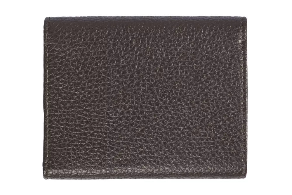 Trussardi Brown Leather Women Wallet -   -  Trussardi.