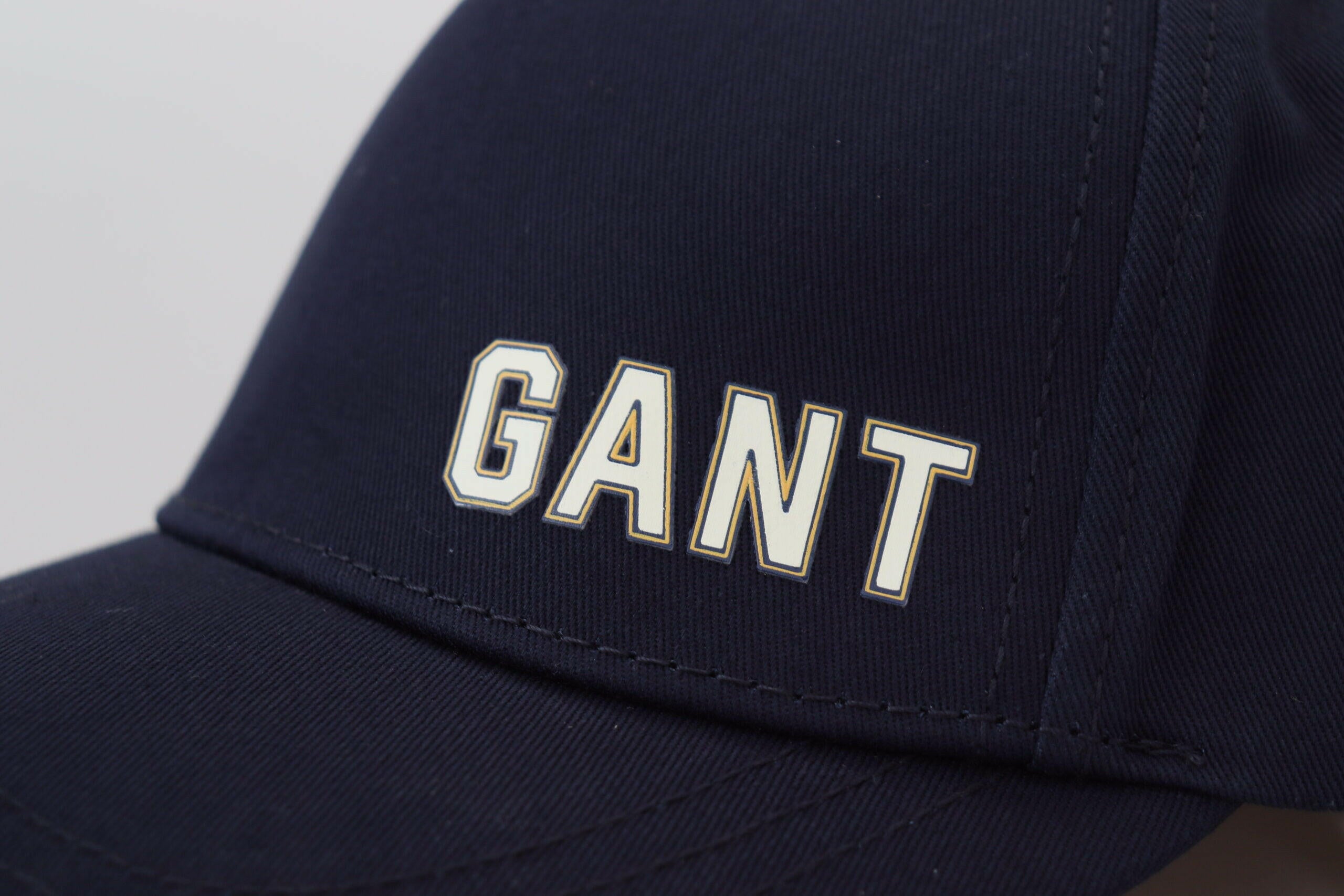 Gant Blue Cotton Logo Print Baseball Cap Casual Hat -   -  Gant.