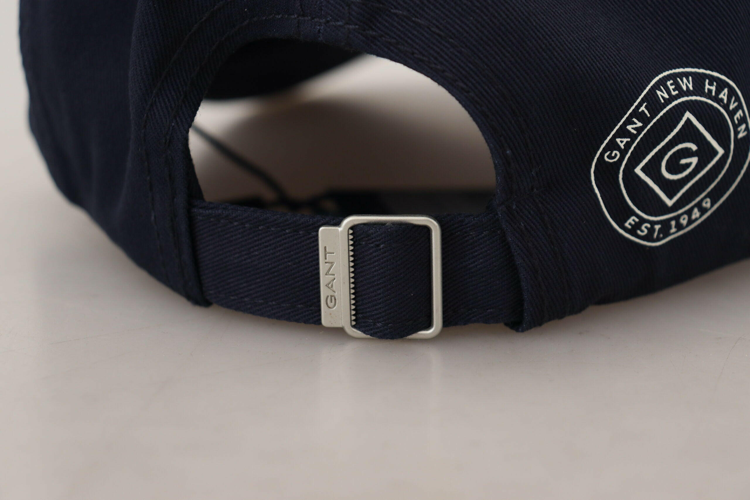 Gant Blue Cotton Logo Print Baseball Cap Casual Hat -   -  Gant.