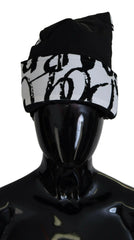 Dolce & Gabbana White Printed Nylon Women Winter Beanie Cap Hat -   -  Dolce & Gabbana.