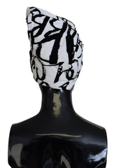 Dolce & Gabbana White Printed Nylon Women Winter Beanie Cap Hat -   -  Dolce & Gabbana.