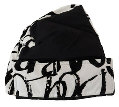 Dolce & Gabbana White Printed Nylon Women Winter Beanie Cap Hat -   -  Dolce & Gabbana.