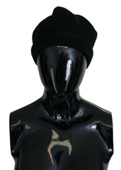 Dolce & Gabbana Black Virgin Wool Women Winter Beanie Cap Hat -   -  Dolce & Gabbana.
