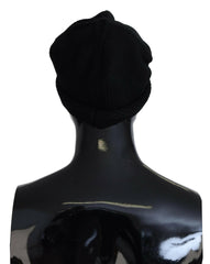 Dolce & Gabbana Black Virgin Wool Women Winter Beanie Cap Hat -   -  Dolce & Gabbana.