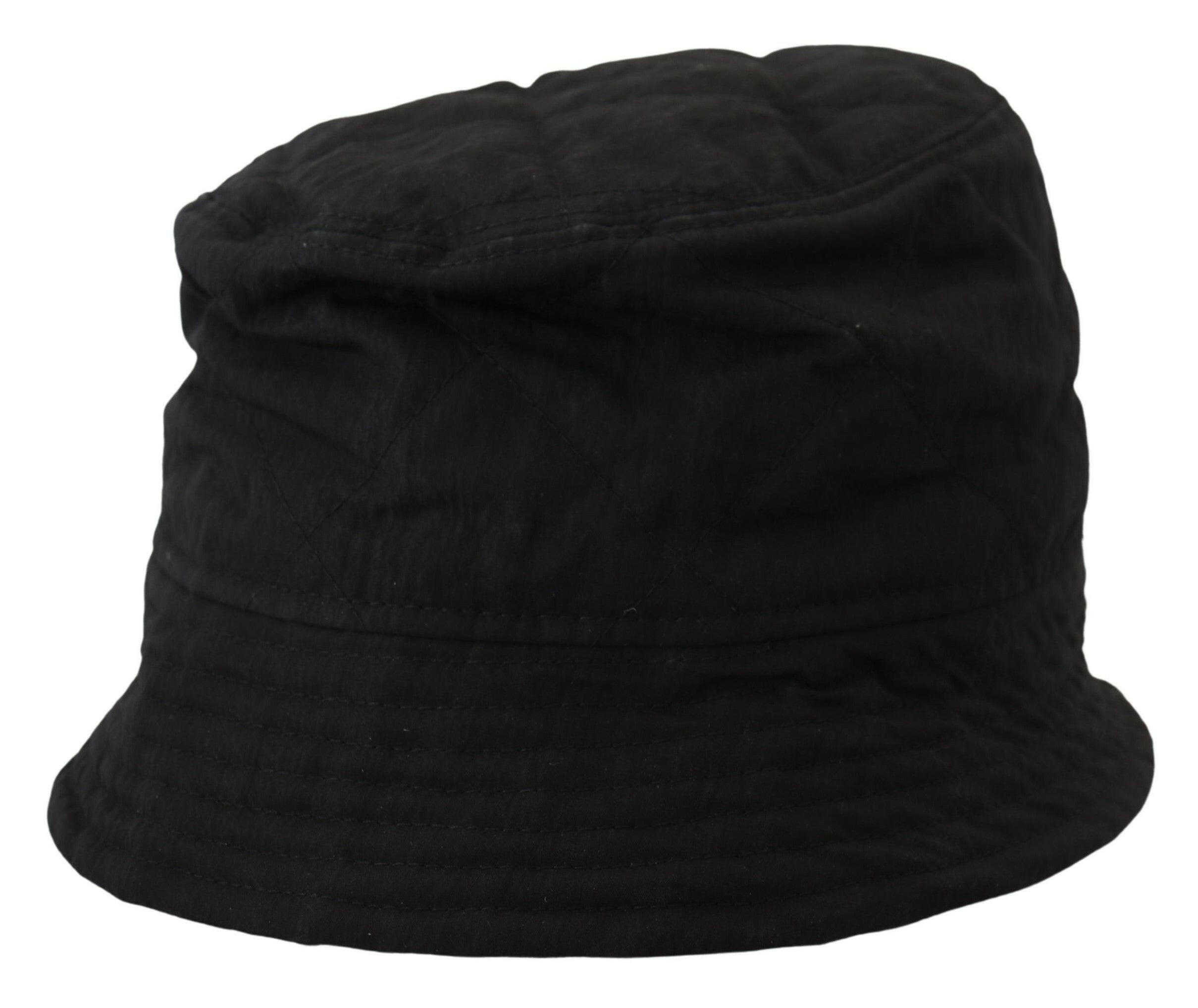 Dolce & Gabbana Black Nylon Women Bucket Cap Hat -   -  Dolce & Gabbana.