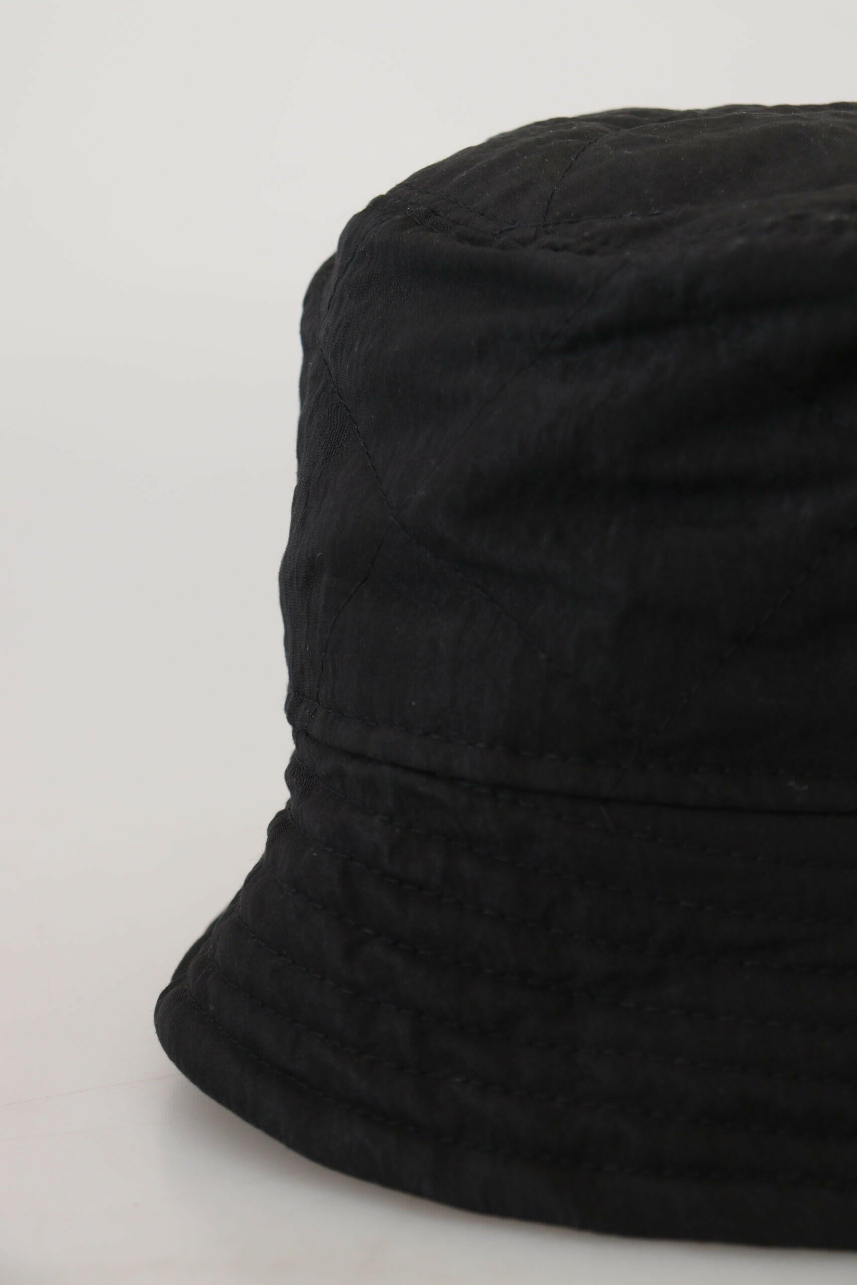 Dolce & Gabbana Black Nylon Women Bucket Cap Hat -   -  Dolce & Gabbana.