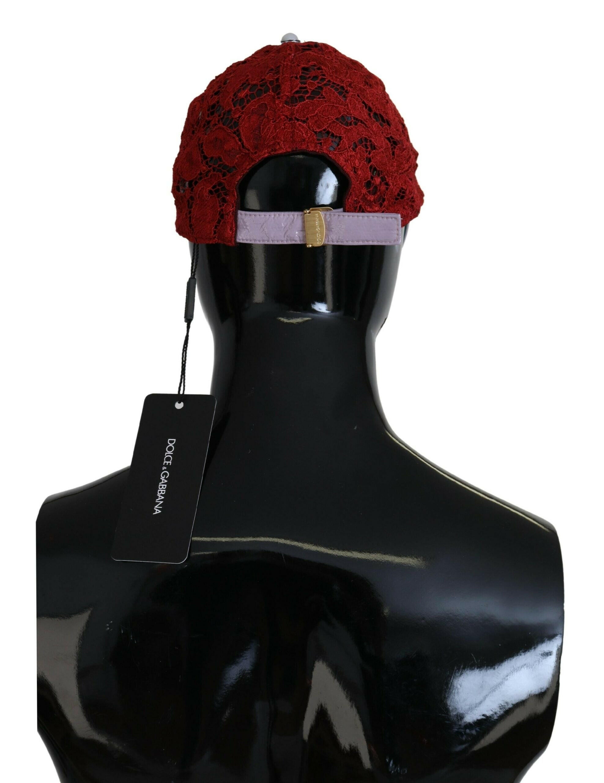 Dolce & Gabbana Multicolor Logo Floral Lace Baseball Hat -   -  Dolce & Gabbana.