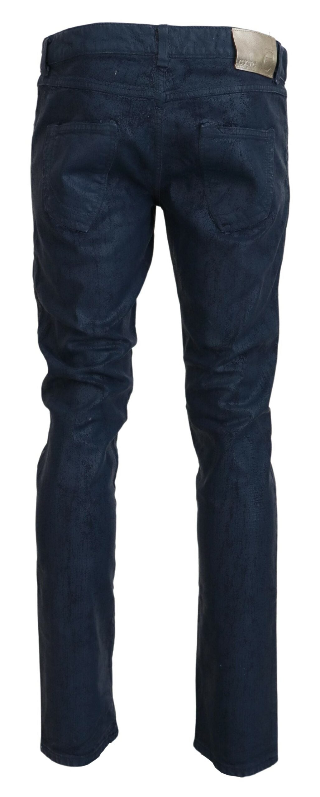 Exte Blue Cotton Tapered Slim Fit Men Casual Denim Jeans -   -  Exte.