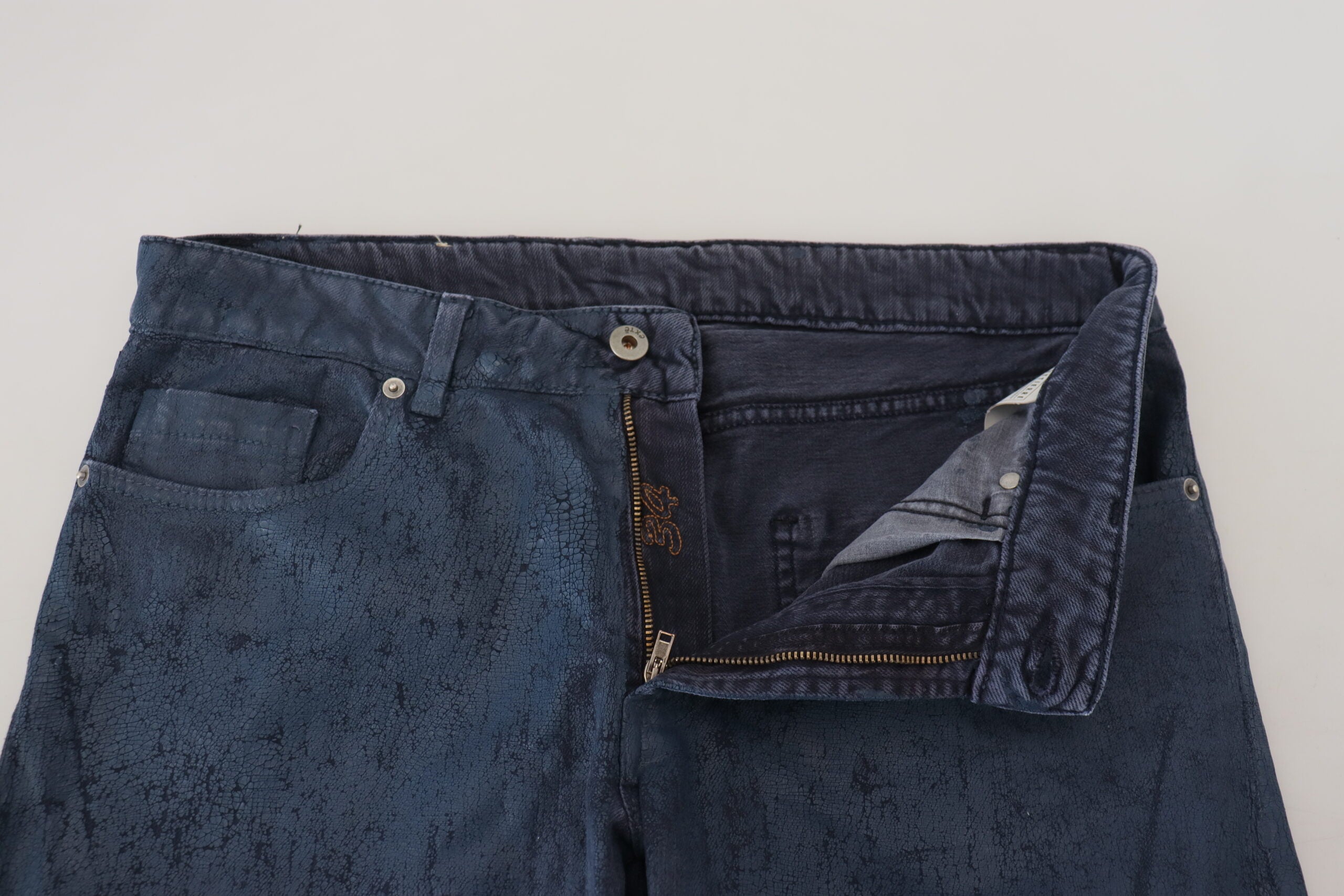 Exte Blue Cotton Tapered Slim Fit Men Casual Denim Jeans -   -  Exte.