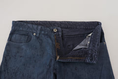Exte Blue Cotton Tapered Slim Fit Men Casual Denim Jeans -   -  Exte.