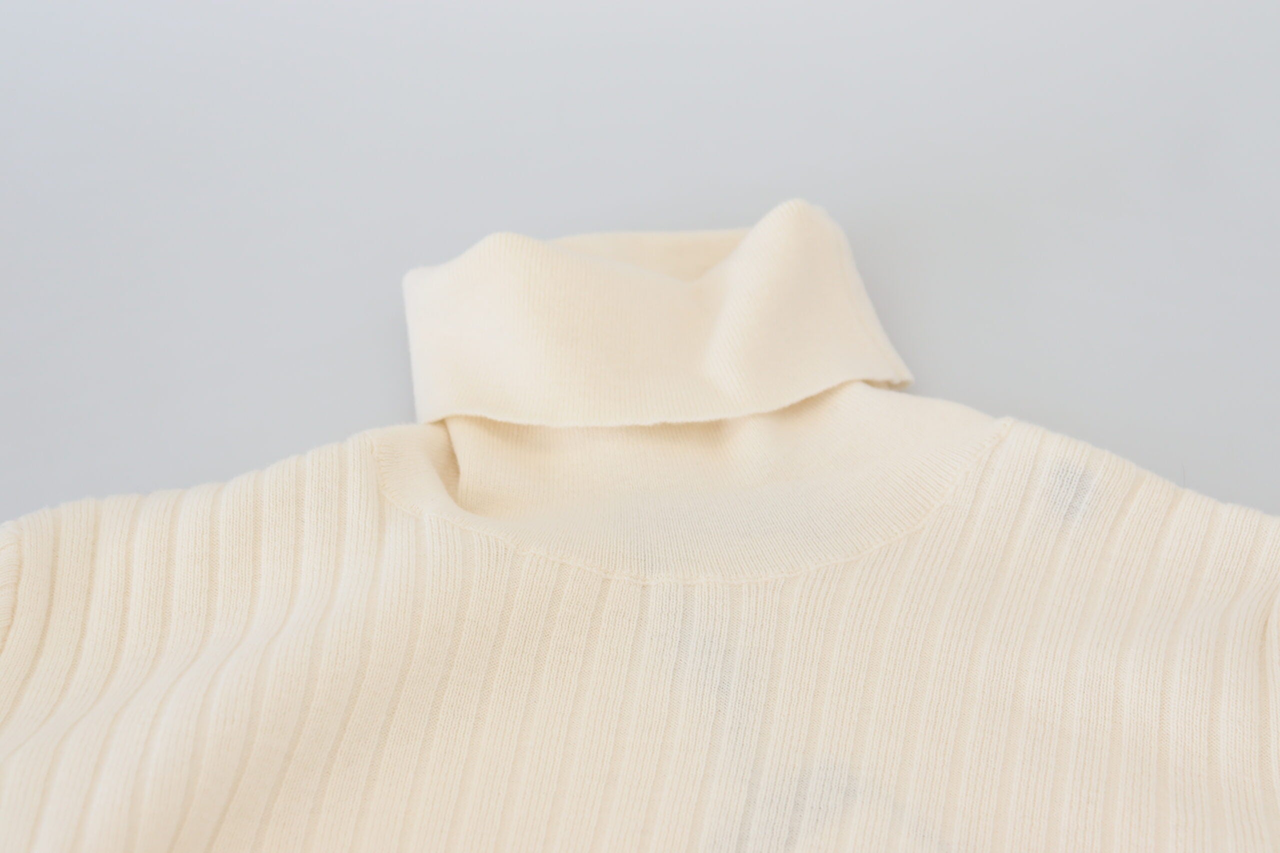 Dolce & Gabbana Ivory Turtleneck Distressed Cuff Pullover Sweater -   -  Dolce & Gabbana.