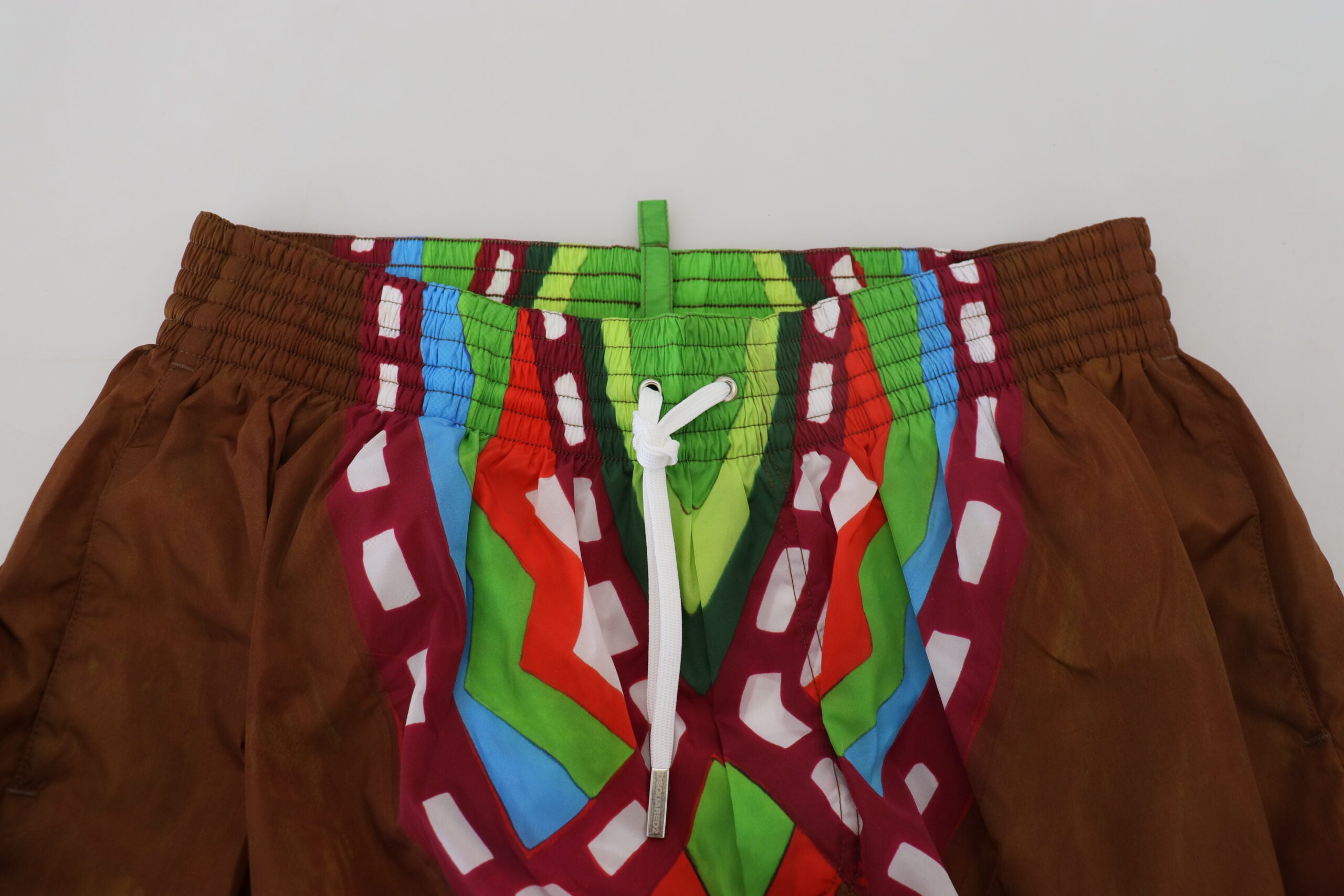 Dsquared² Multicolor Printed Men Beachwear Shorts Swimwear -   -  Dsquared².