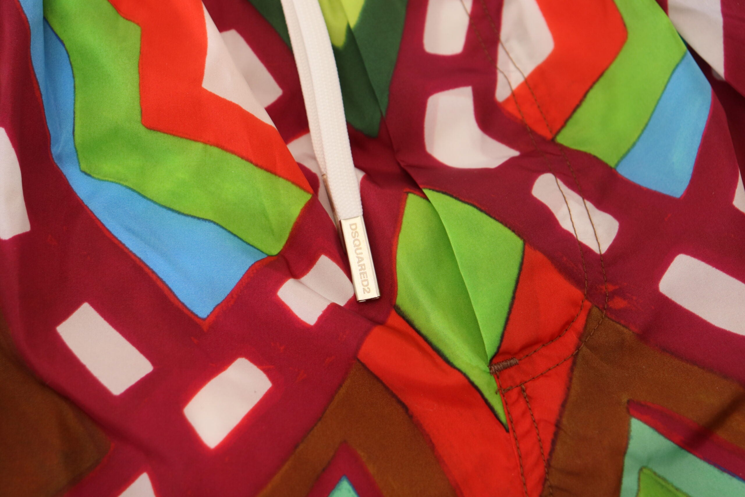 Dsquared² Multicolor Printed Men Beachwear Shorts Swimwear -   -  Dsquared².
