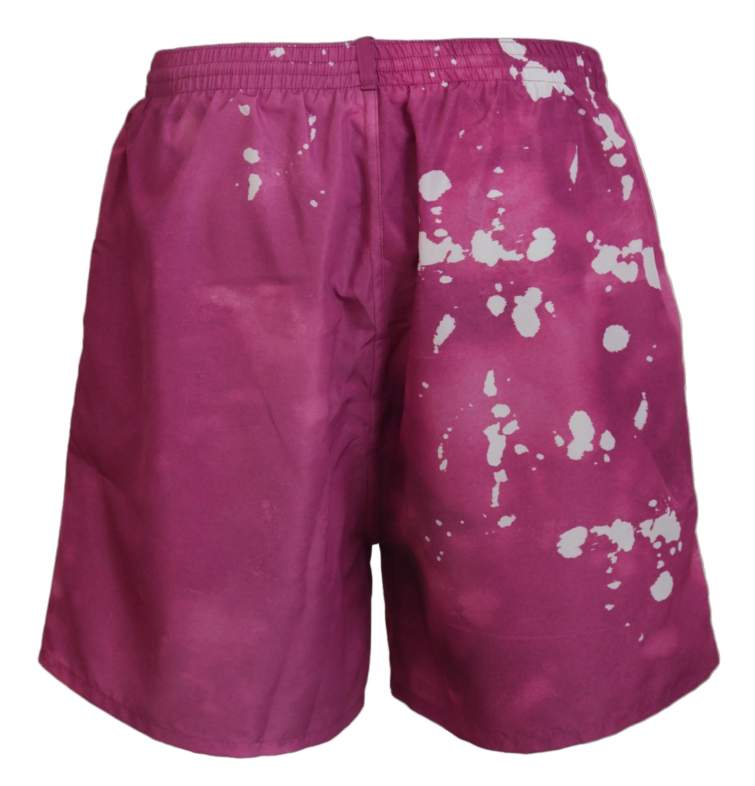 Dsquared² Pink Tie Dye Logo Men Beachwear Shorts Swimwear -   -  Dsquared².