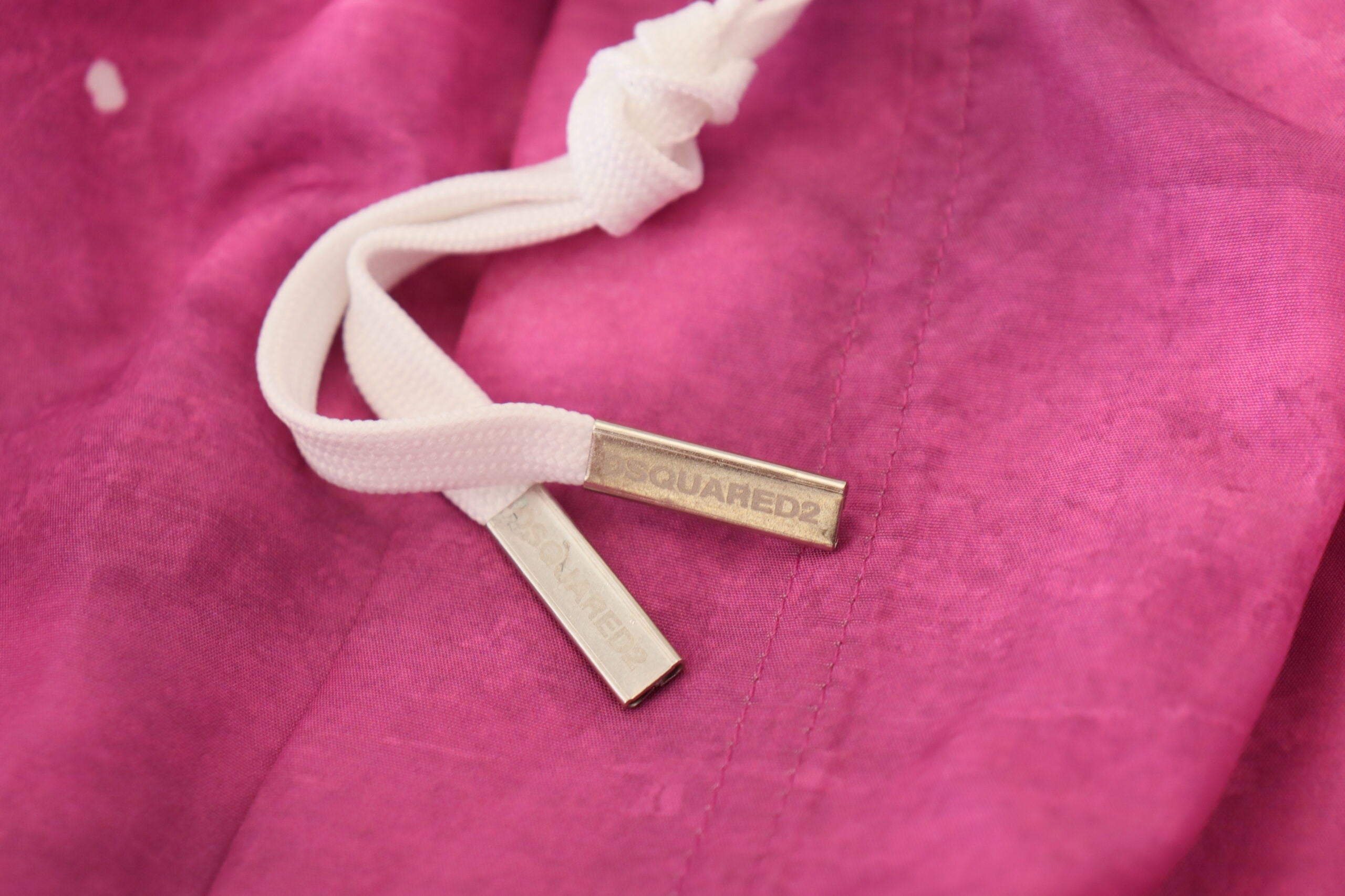 Dsquared² Pink Tie Dye Logo Men Beachwear Shorts Swimwear -   -  Dsquared².