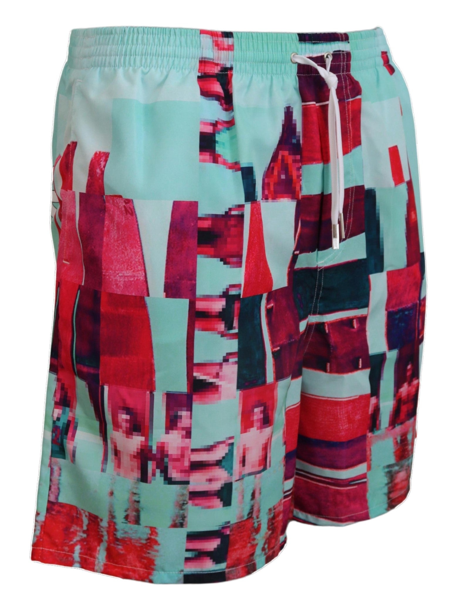 Dsquared² Multicolor Printed Beachwear Shorts Swimwear -   -  Dsquared².