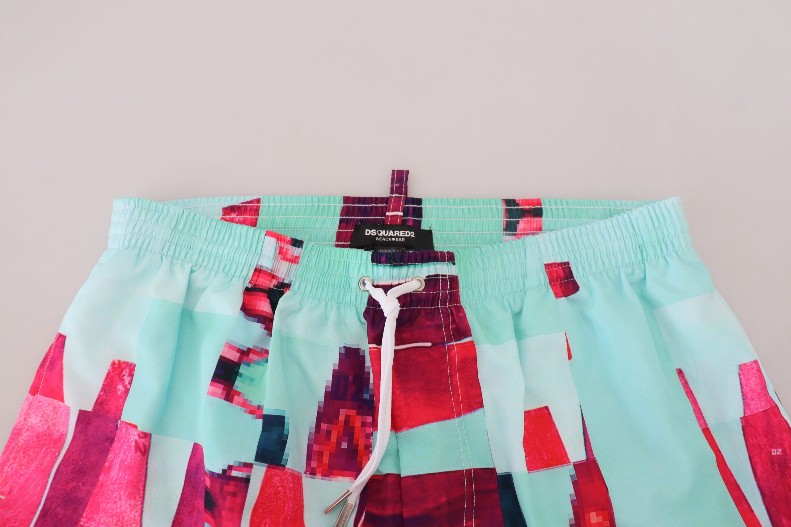 Dsquared² Multicolor Printed Beachwear Shorts Swimwear -   -  Dsquared².