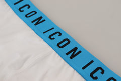 Dsquared² White Icon Logo Cotton Stretch Men Brief Underwear -   -  Dsquared².