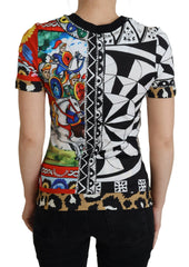 Dolce & Gabbana Multicolor Printed Women Exclusive Shirt Top -   -  Dolce & Gabbana.