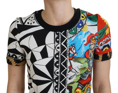 Dolce & Gabbana Multicolor Printed Women Exclusive Shirt Top -   -  Dolce & Gabbana.