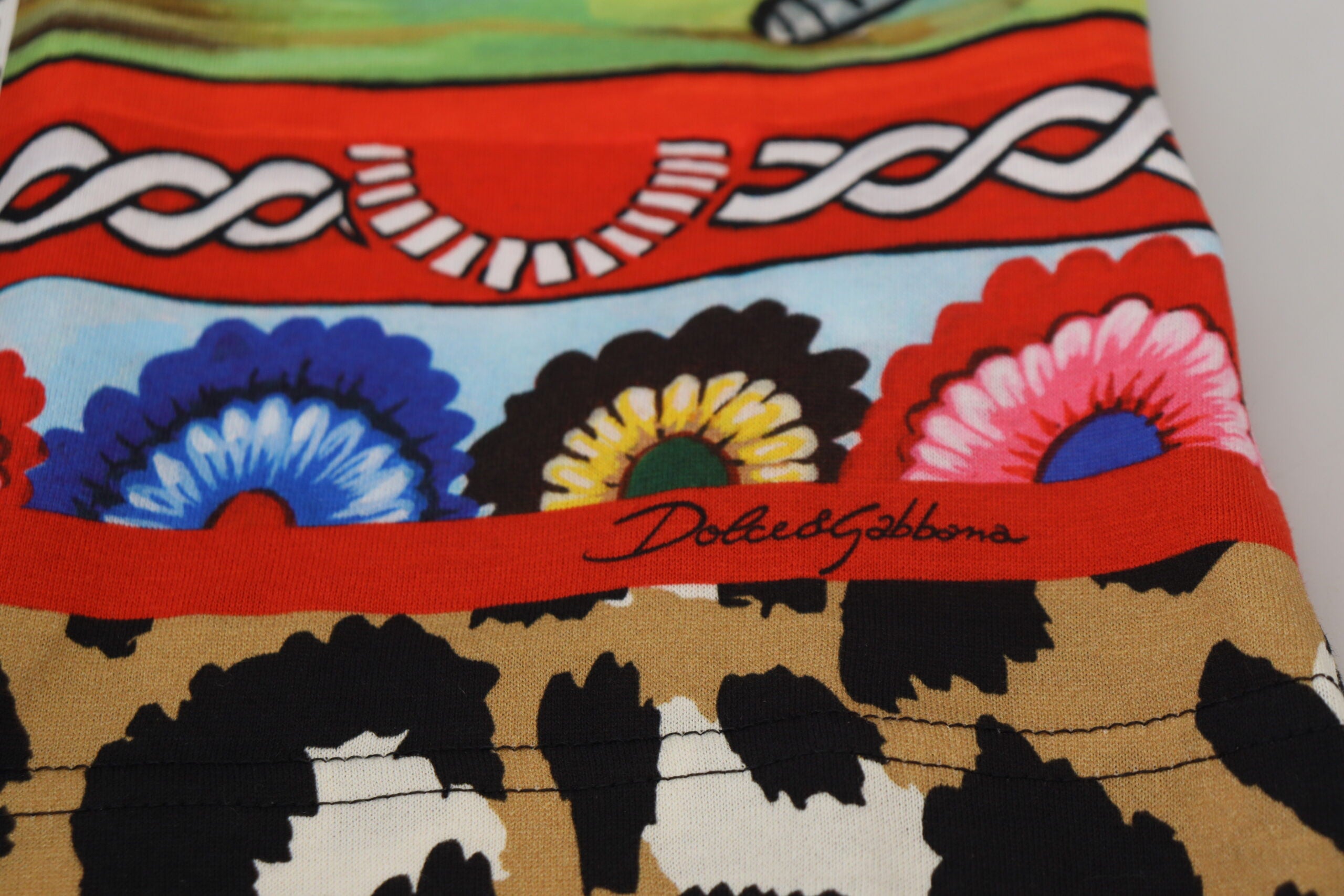 Dolce & Gabbana Multicolor Printed Women Exclusive Shirt Top -   -  Dolce & Gabbana.