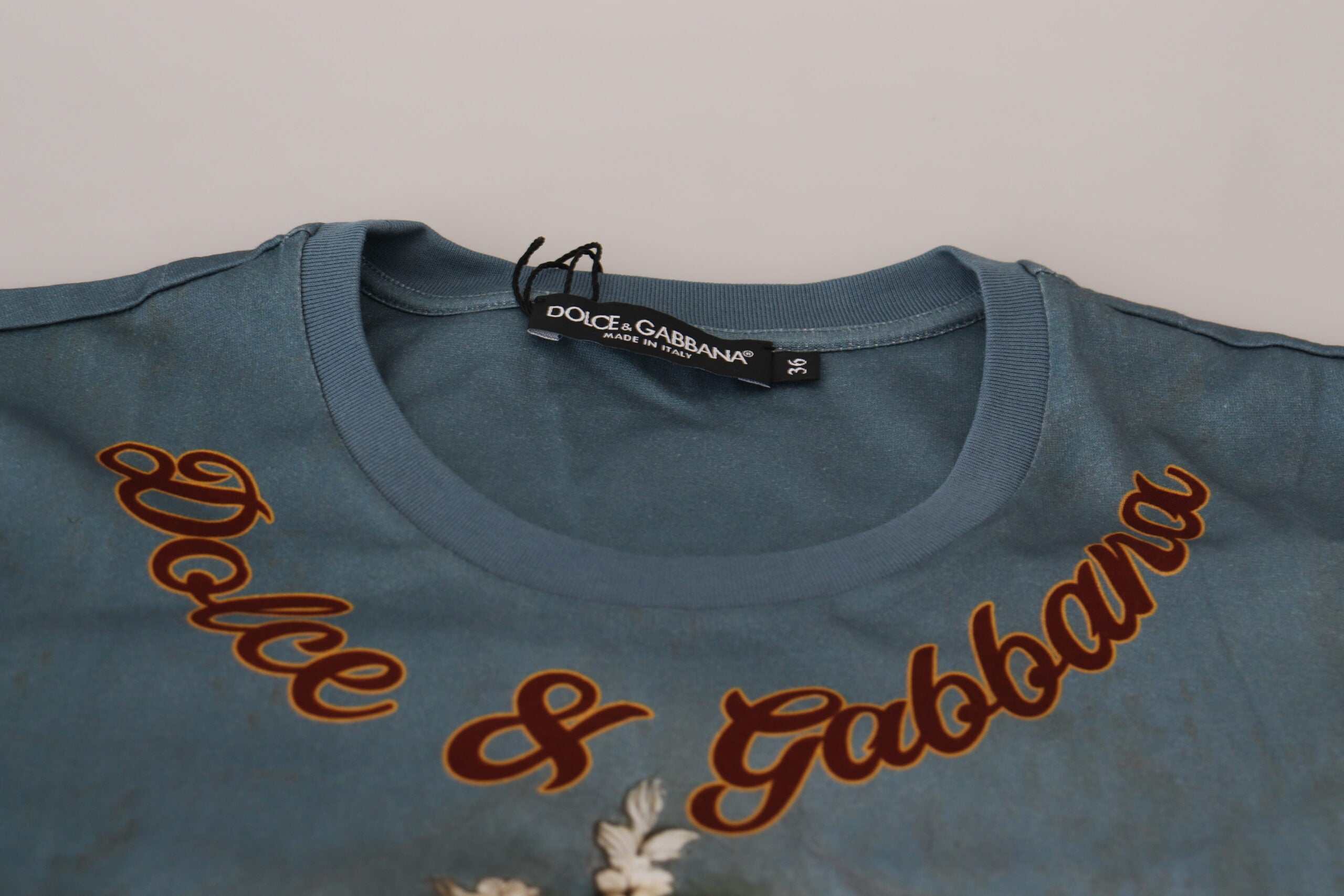 Dolce & Gabbana Multicolor DG Logo Angel Printed Shirt Top -   -  Dolce & Gabbana.