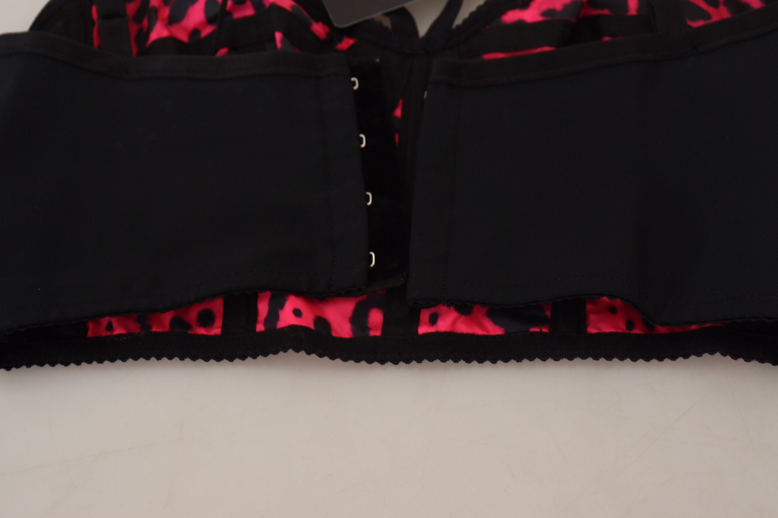 Dolce & Gabbana Pink Leopard Print Cropped Bustier Corset Top -   -  Dolce & Gabbana.