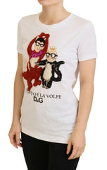 Dolce & Gabbana T-shirt Top White Textured Short Sleeve -   -  Dolce & Gabbana.