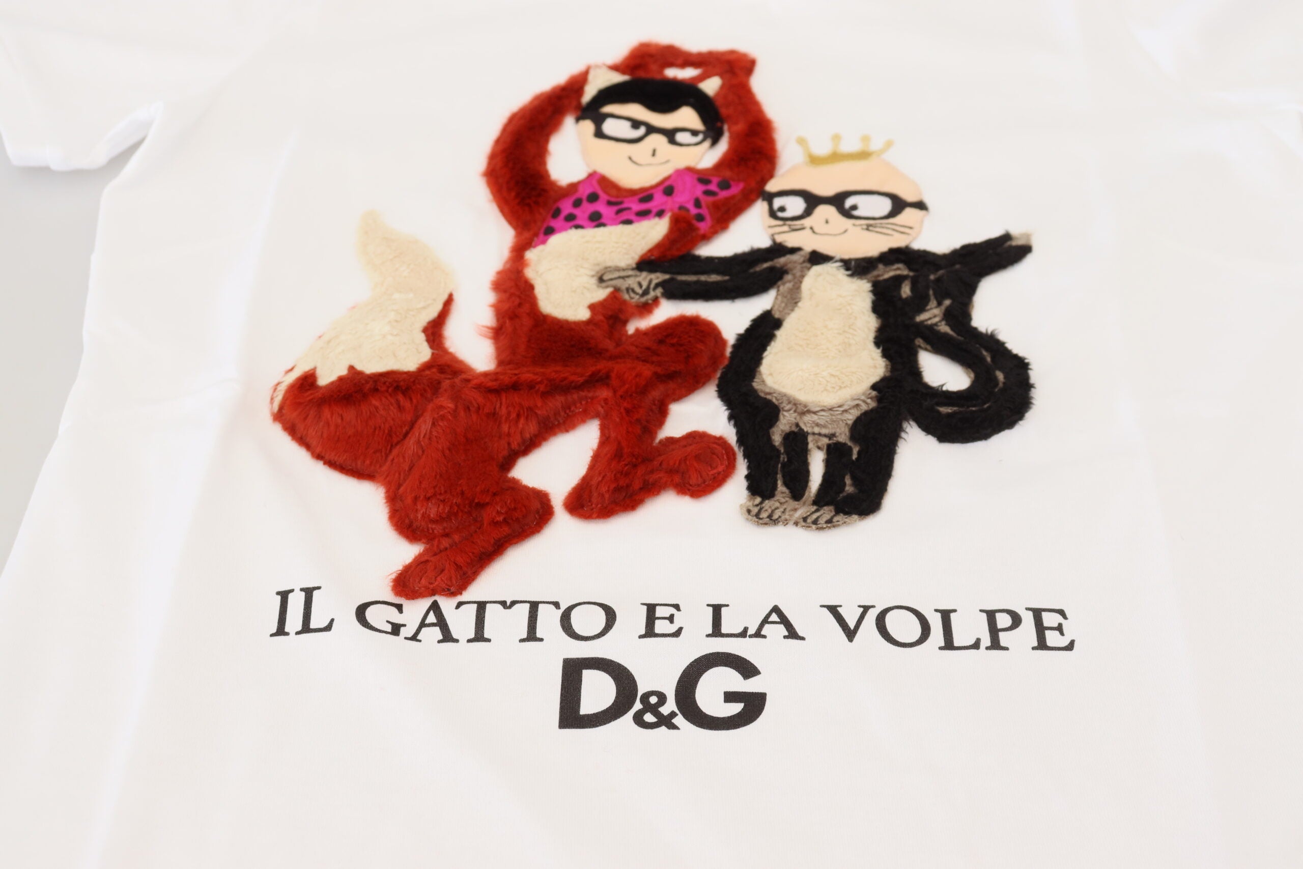 Dolce & Gabbana T-shirt Top White Textured Short Sleeve -   -  Dolce & Gabbana.