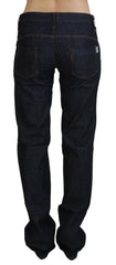Costume National Blue Low Waist Straight Denim Pants Jeans -   -  Costume National.