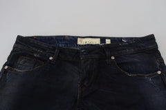Acht Blue Low Waist Slim Fit Women Denim Jeans -   -  Acht.
