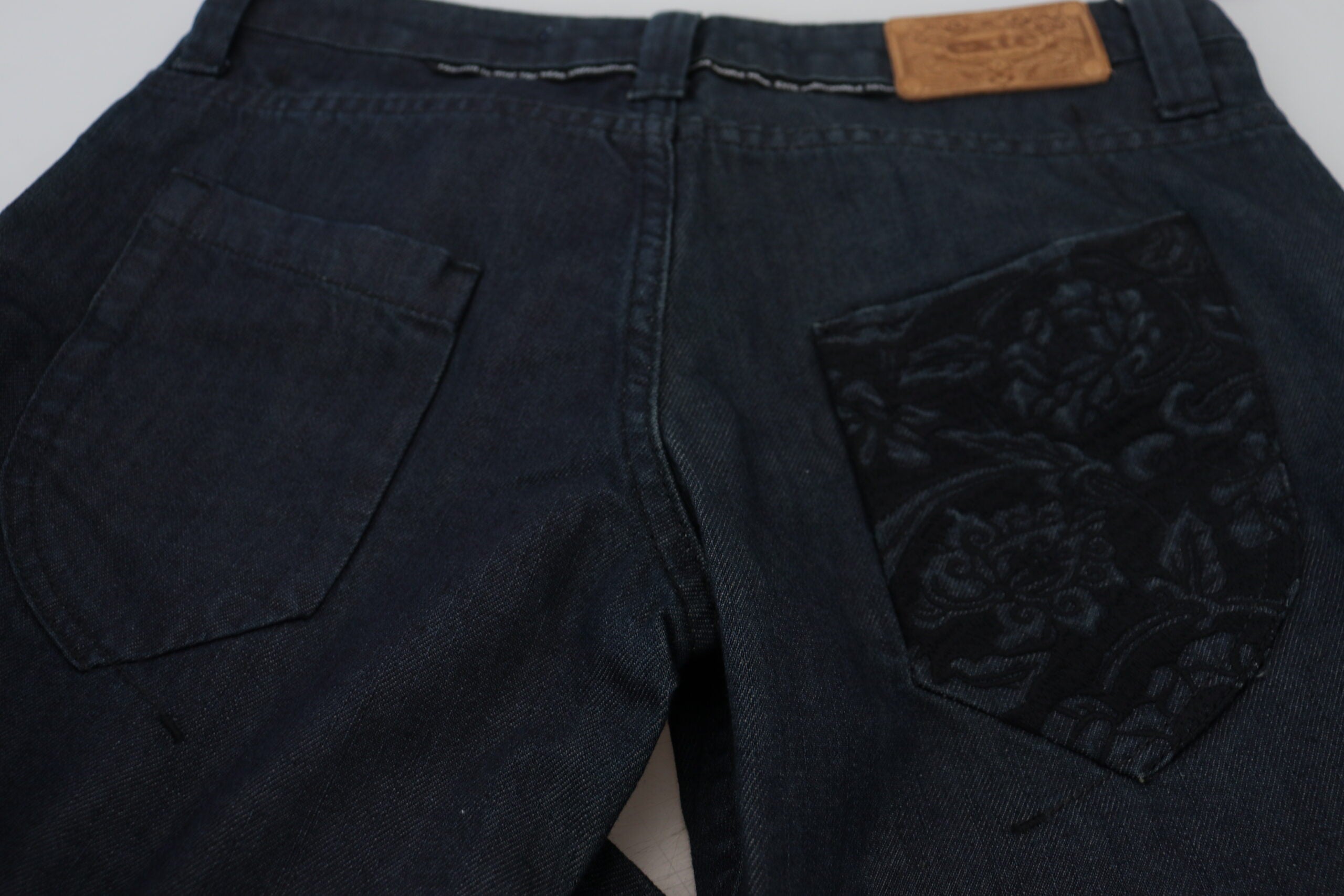 Exte Dark Blue Low Waist Straight Fit Women Denim Jeans -   -  Exte.