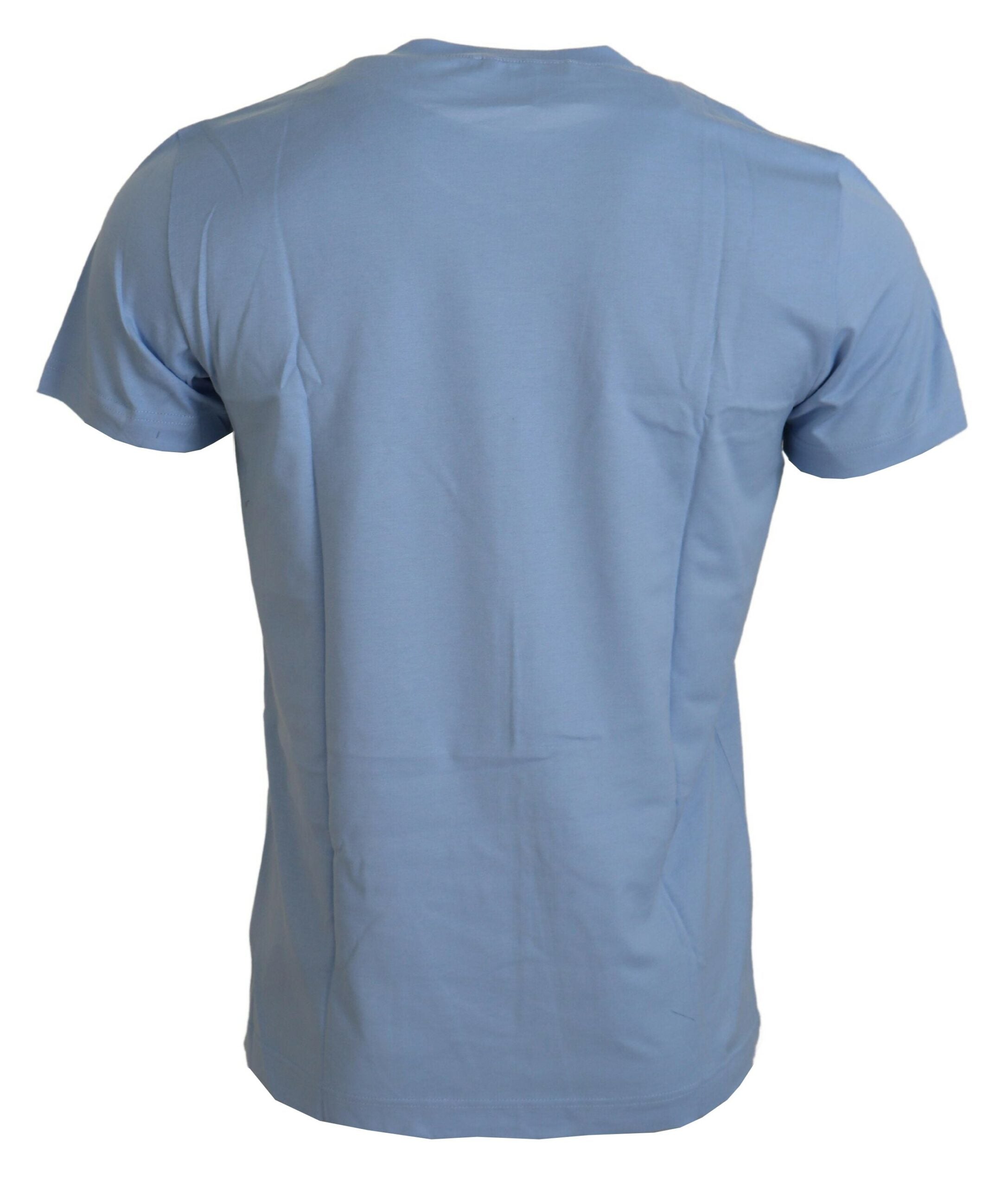 Dolce & Gabbana Light Blue Happy New Year 2017 Cotton T-shirt -   -  Dolce & Gabbana.