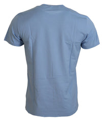 Dolce & Gabbana Light Blue Happy New Year 2017 Cotton T-shirt -   -  Dolce & Gabbana.