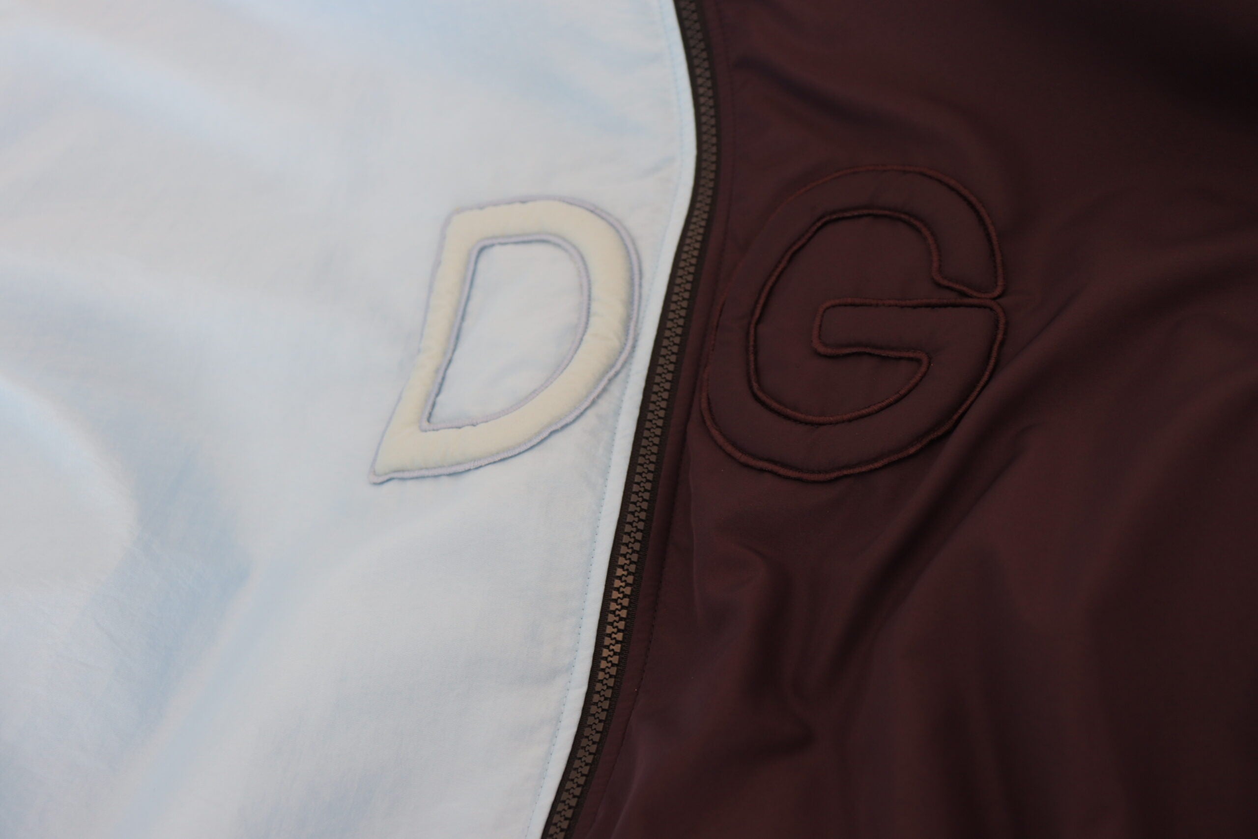 Dolce & Gabbana Black Blue DG Hooded Full Zip Men Jacket -   -  Dolce & Gabbana.