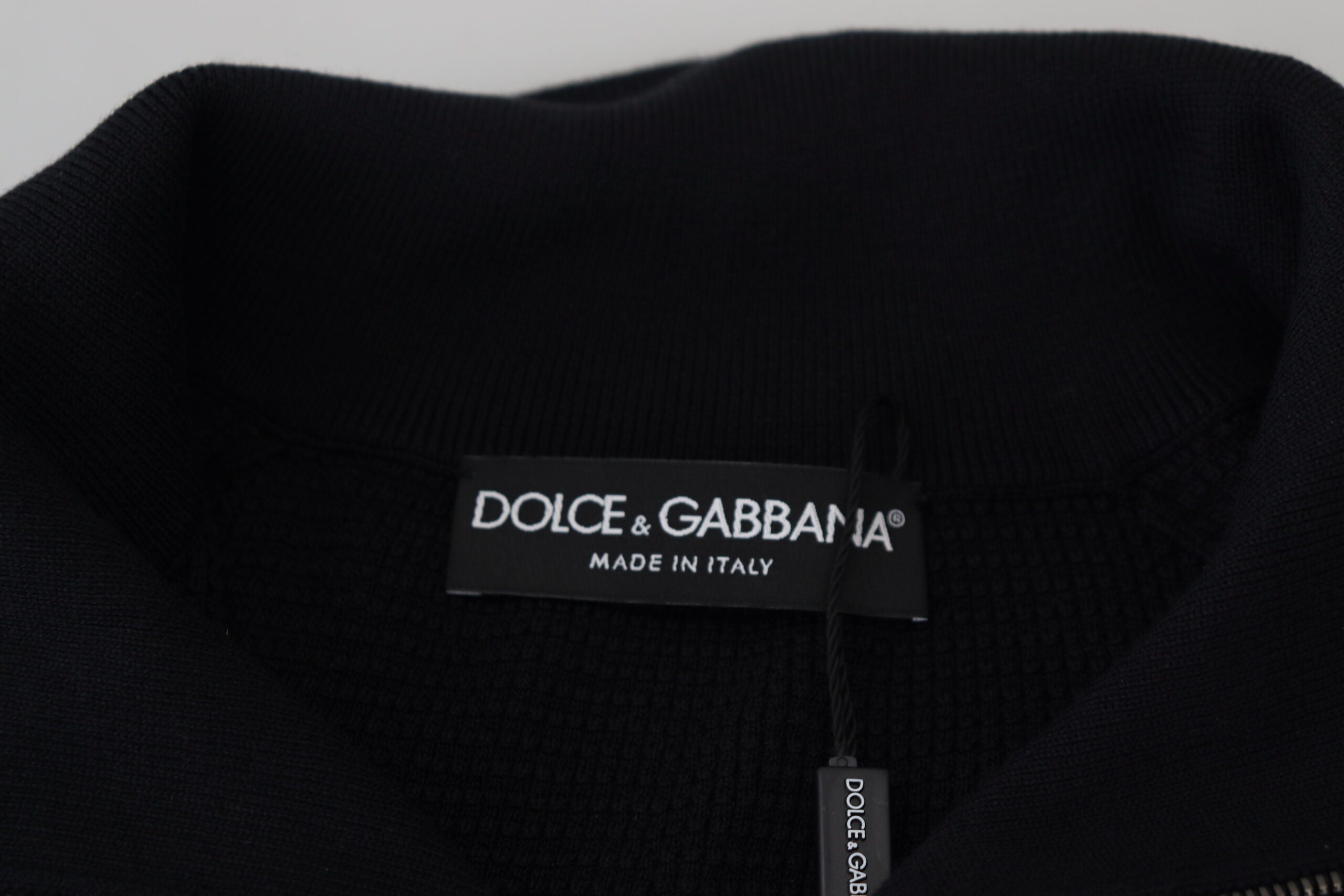 Dolce & Gabbana Black Silk Turtle Neck Pullover Sweater -   -  Dolce & Gabbana.